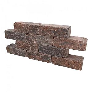 Muurblok - Playa.X.832 - 31x11,5x10 cm - Bruin/Zwart getrommeld