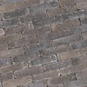 Alp.X2.207 - 20x30x6 cm -oranje gemêleerd getrommeld