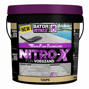Gator Nitro X fijn Taupe voegmortel 12,5 kg emmer