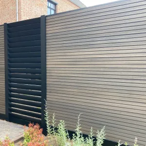 <p>Op zoek naar een moderne en duurzame oplossing voor je tuinafscheiding? Onze composiet schuttingen combineren de natuurlijke uitstraling van hout met de voordelen van kunststof. Zo geniet je van een stijlvolle schutting zonder het gedoe van onderhoud.</p>
<p><strong>Waarom kiezen voor composiet schuttingen?</strong></p>
<ul>
	<li>
	<p><strong>Weerbestendig:</strong> Composiet is bestand tegen vocht, rot, schimmel en verkleuring, ideaal voor alle weersomstandigheden.</p>
	</li>
	<li>
	<p><strong>Onderhoudsarm:</strong> Geen schilderen of beitsen nodig; een simpele schoonmaakbeurt met water en zeep houdt je schutting als nieuw.</p>
	</li>
	<li>
	<p><strong>Milieuvriendelijk:</strong> Gemaakt van gerecyclede materialen, een duurzame keuze voor een groene tuin.</p>
	</li>
	<li>
	<p><strong>Strak en modern design:</strong> Verkrijgbaar in diverse kleuren en structuren die passen bij elke tuinstijl.</p>
	</li>
	<li>
	<p><strong>Langdurige investering:</strong> Composiet schuttingen gaan jarenlang mee zonder kwaliteitsverlies.</p>
	</li>
</ul>
<p>Creëer privacy en stijl met onze hoogwaardige composiet schuttingen. Ontdek ons assortiment en laat je adviseren!</p>