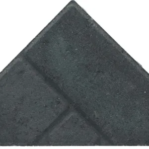 Bisschopsmuts antraciet 8cm ( enkel op bestelling )