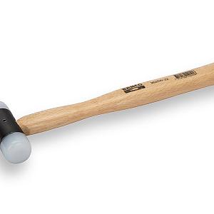 Nylon hamer BAHCO 28 mm, met houten steel