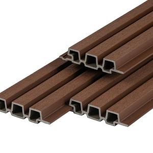 PuraTech 30 composiet triple profiel 3,3 x 17,0 x 290 cm, Ipé, fijne houtnerf ( werkbreedte 14 cm )