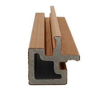 PuraTech composiet hoekprofiel 6,7x6,7x290 cm teak