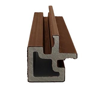 PuraTech composiet hoekprofiel 6,7x6,7x290 cm ipé