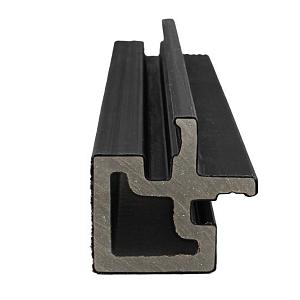 PuraTech composiet hoekprofiel 6,7x6,7x290 cm ebony black
