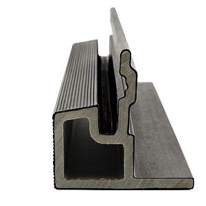 PuraTech composiet eindprofiel 5,8x5,8x290 cm dark grey