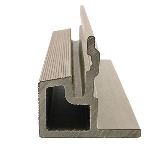 PuraTech composiet eindprofiel 5,8x5,8x290 cm light grey