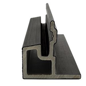 PuraTech composiet eindprofiel 5,8x5,8x290 cm ebony black