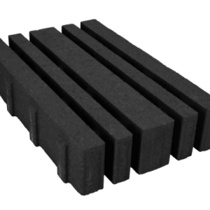 Liniaire grastegel antraciet 40x60x12 cm