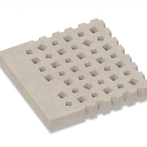 Oud Hollands Weave Rand 100x100x10 cm - Greige