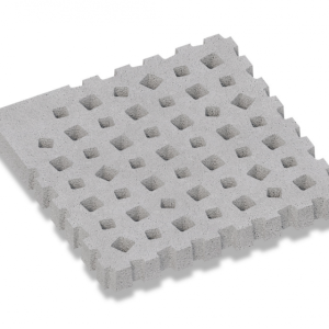 Oud Hollands Weave Binnenhoek 100x100x10 cm - Grijs