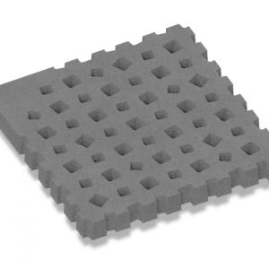 Oud Hollands Weave Binnenhoek 100x100x10 cm - Antraciet