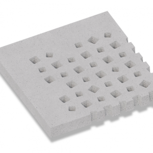 Oud Hollands Weave Buitenhoek 100x100x10 cm - Grijs