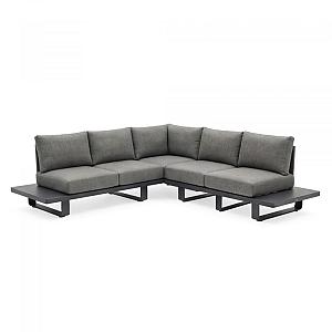 Porto - Loungeset 2,5-zits Antraciet