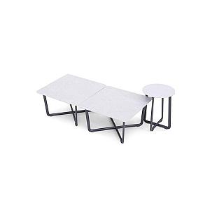 Fellow - Bijzettafel set van 3 Antraciet