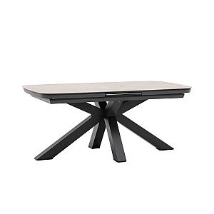 Torino - Uitschuifbare eettafel 180/220x100 cm Antraciet