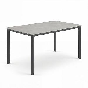 Belfort - Rechthoekige eettafel 140x90 cm Antraciet