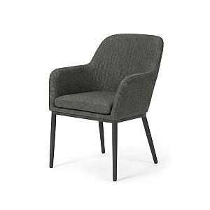 Belfort - Dining tuinstoel met armleuning Antraciet