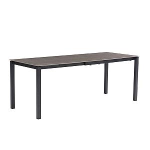 Palazzo - Uitschuifbare eettafel 120/160-200x80 cm Antraciet