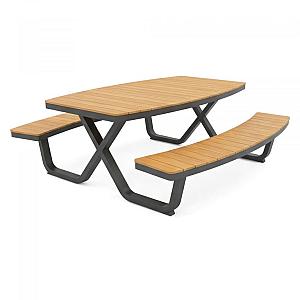 Buddy - Picknicktafel  Polywood - Zwart
