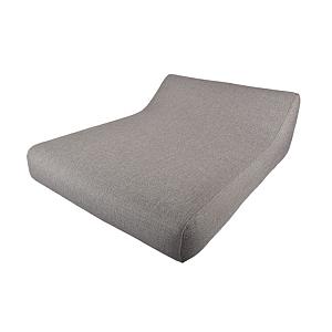 Lounge - Opblaasbaar 2-persoons ligbed met hoge rugleuning Antraciet