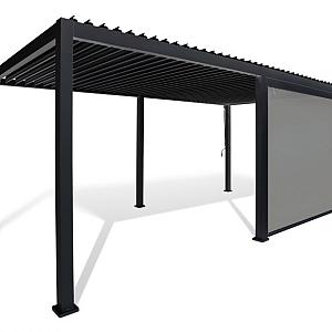 Zijscherm/screen voor Cadiz 300 cm Antraciet