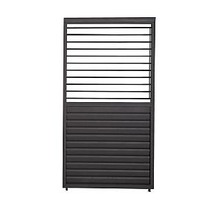 Shutter - Zijwand draaibaar 93 cm (voor Cadiz wand 300 cm) Antraciet