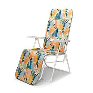 Chiemsee - Camping relaxstoel Wit - Tropical