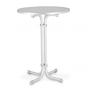 Multiflex -Bartafel/Statafel rond Ø 70 cm Wit