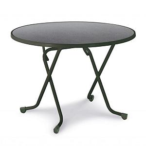 Dublin - Klaptafel rond Ø 100 cm Antraciet
