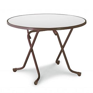 Dublin - Klaptafel rond Ø 100 cm Bruin