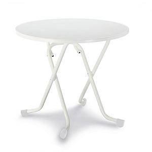 Dublin - Klaptafel rond Ø 80 cm Wit