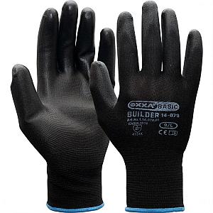 Handschoen zwart (maat XL) 12 stuks
