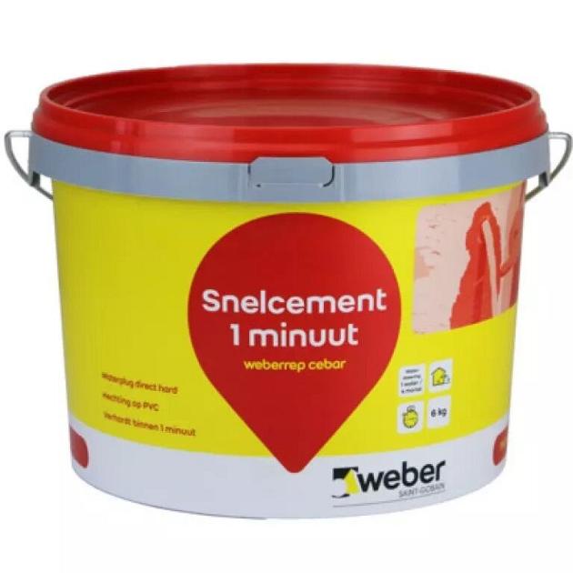 Cebarpoeder 6 kg snelcement
