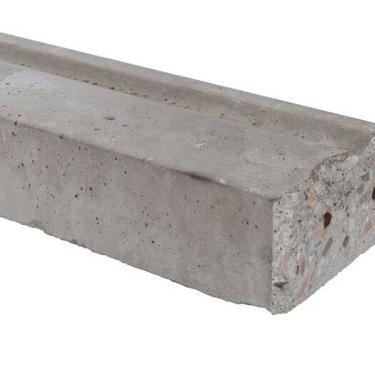 Latei beton 10 cm breed  grijs per lengte 3 mtr