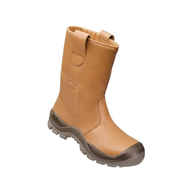 Veiligheidslaars Atlas Bau 825 S3 hoog bruin gevoerd maat 44