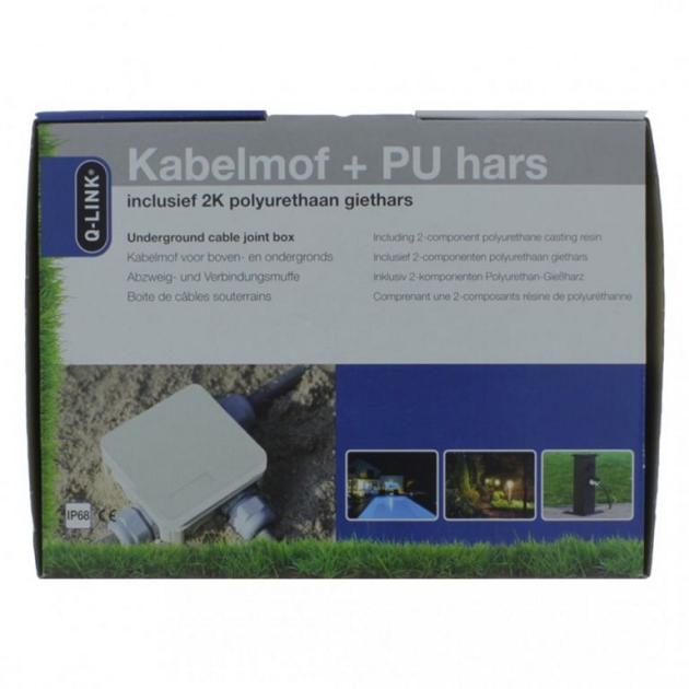 Kabeldoos Qlink met giethars
