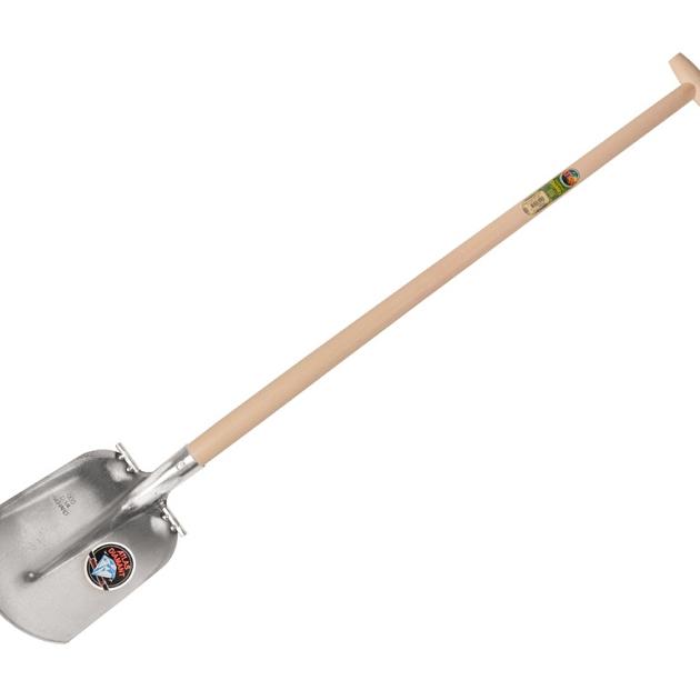 Steekbats met ronde opstap + steel 110 cm