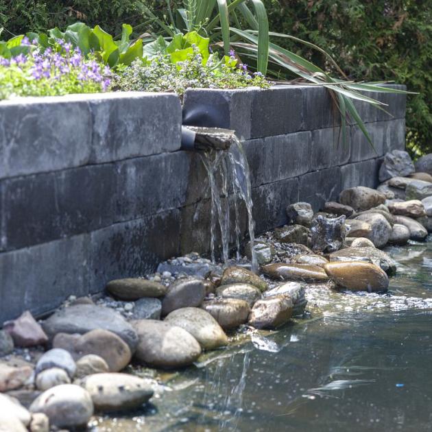 Muurblok getrommeld - Alp.X.805 15x15x60 antraciet