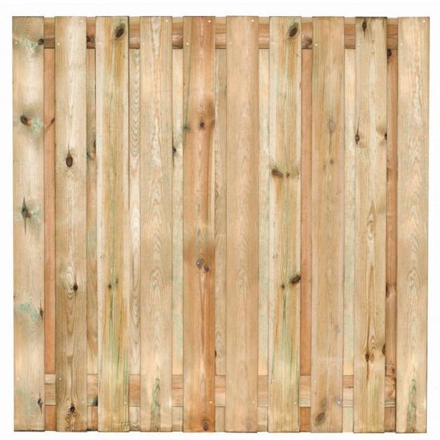 Tuinscherm grenen geimpregneerd - 180x180 cm - 21 planks