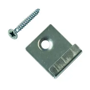 RVS bevestigingsclip vlonder zak 50st. incl schroeven ( Uitlopend )