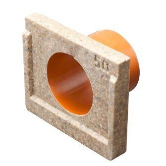 Polyester betongoot eindstuk met uitloop