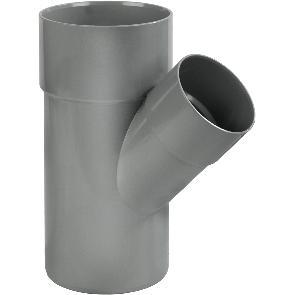 pvc t stuk 2m/spie 110 x 110mm 45