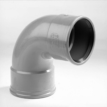 pvc manchet bocht 2 mof 110mm 90 klasse 34/41
