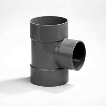 Pvc t stuk 3 mof 125 x 75mm 90