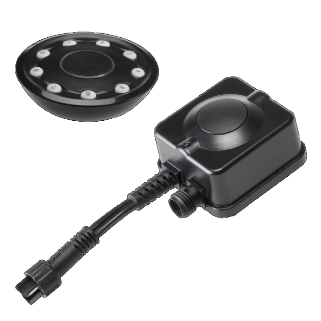 Afstandsbediening + ontvanger (incl. batterijen)