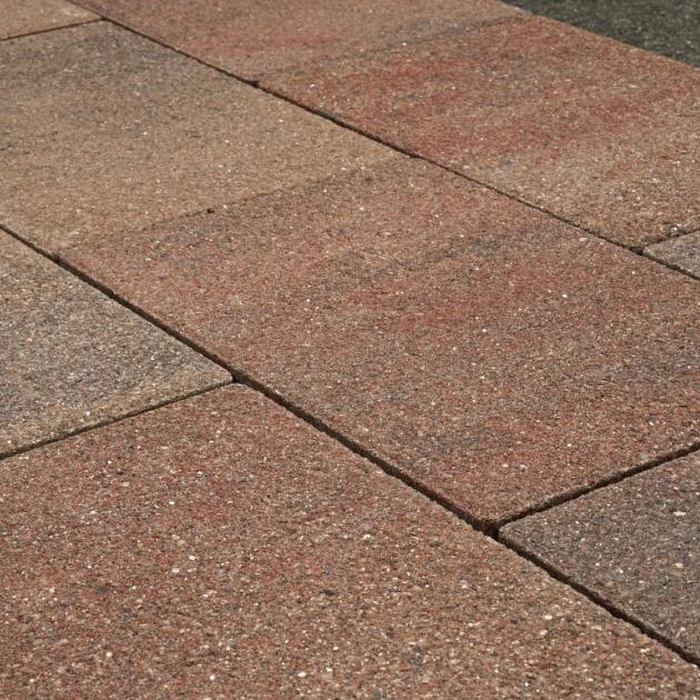 Alp.X3.501 -  20x30x6 cm - rood - bruin gemêleerd