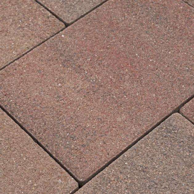 Alp.X3.501 -  20x30x6 cm - rood - bruin gemêleerd