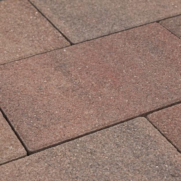 Alp.X3.501 -  20x30x6 cm - rood - bruin gemêleerd